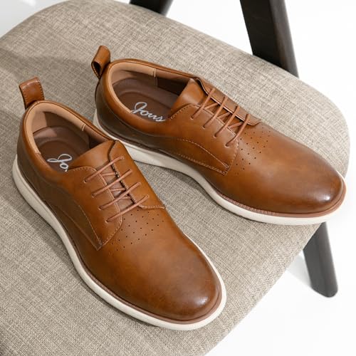 Jousen Mens Dress Shoes Oxfords Casual Retro Classic Comfortable Formal Derby Business Dress Shoes for Men4