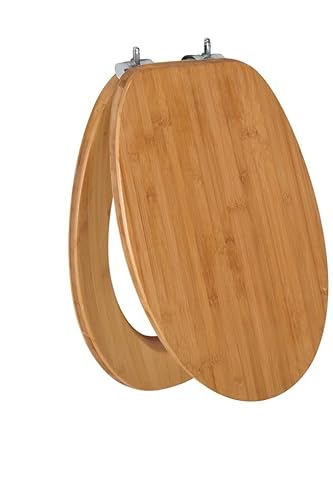 Primaster Toilettendeckel Bambus WC Sitz mit Absenkautomatik Toilettensitz