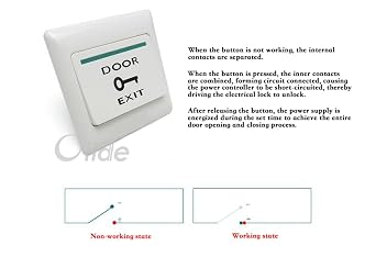 Olideauto Door Exit Button Switch