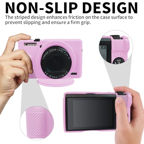 Funda de Silicona Rosada para Canon G7X III - Fernando Cortés Funda de Silicona Rosada para Canon G7X III - Fernando Cortés