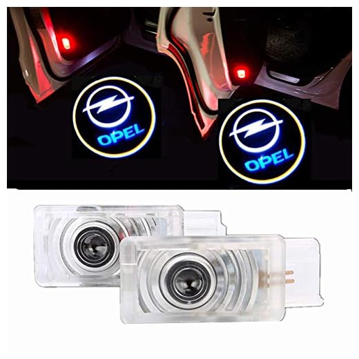 HUAYIN 2 Piezas Puerta de Coche LED Coche Ghost Luz de Sombra Logo Puerta Iluminación Entry Luz Proyección Luz