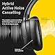 Intenso O400HA Over-Ear Kopfhörer - Hybrid Active Noise Cancelling, bis zu 75 Stunden Laufzeit und Bluetooth 5.3, mit Musikmodus, Transparency Modus und schneller Ladezeit, schwarz