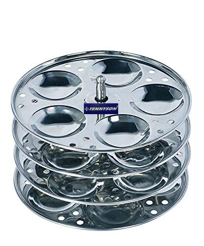 Tennyson Stainless Steel Baby IDLY/Magic IDLY/Small IDLI 4 Plate Stand (IDLY Size 45 MM) (B09RJDNHV6) Amazon Price History, Amazon Price Tracker