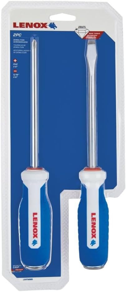 Lenox Demolition Screw Driver Set 2Pc