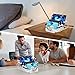 CREATIVE DESIGN Charging Station for Multiple Devices, 50W 6 Ports Charging Dock with 6 Cables Compatible with Cellphone,Tablet, Kindle, Apple Watch and Other Electronic