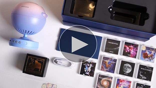 POCOCO Galaxy Star Projector Gift Set with 10 Optical Film