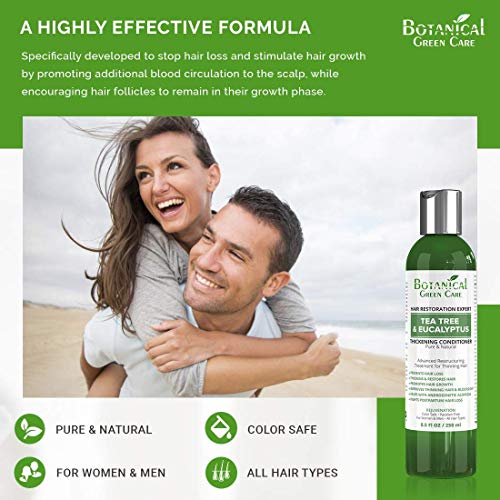 Hair Loss Therapy Premium Hair Growth Deep Moisturizing & Intensive Reconstructive Conditioner “Tea Tree & Eucalyptus". Doctor Developed #TOP3