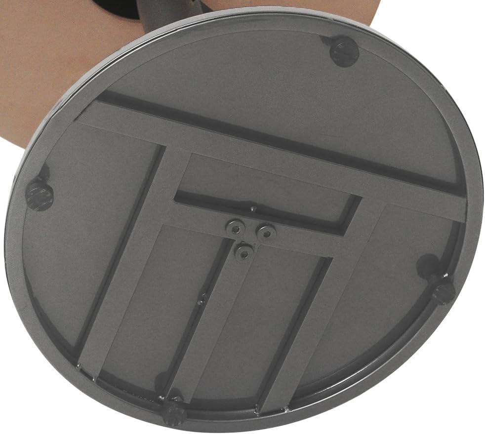 Modern Marble Top Side Table with Metal Base for Living Room, Bedroom - Elegant Design, Durable Construction, Perfect for Decor and Everyday Use