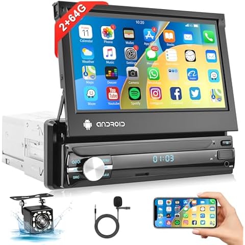 Autoradio Hodozzy 1 Din GPS WiFi Cover