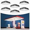 LED Canopy Light 6Pack: 30W/45W/60W/70W Selectable, 4000K/5000K/6500K 3CCT