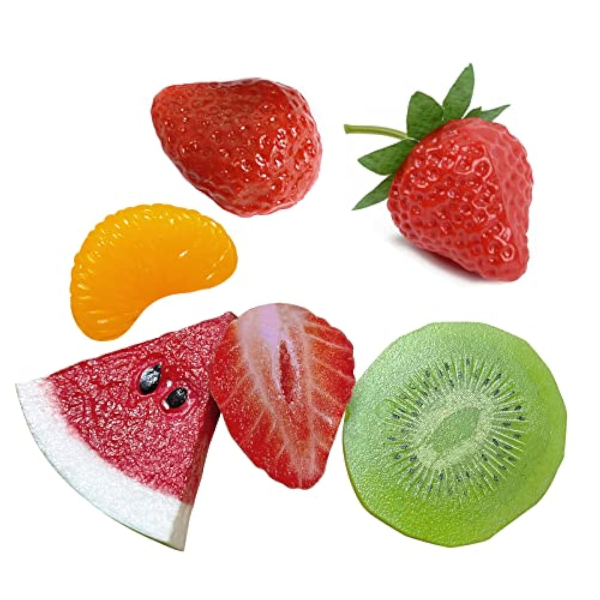 Artificial Strawberry Blocks for Decoration