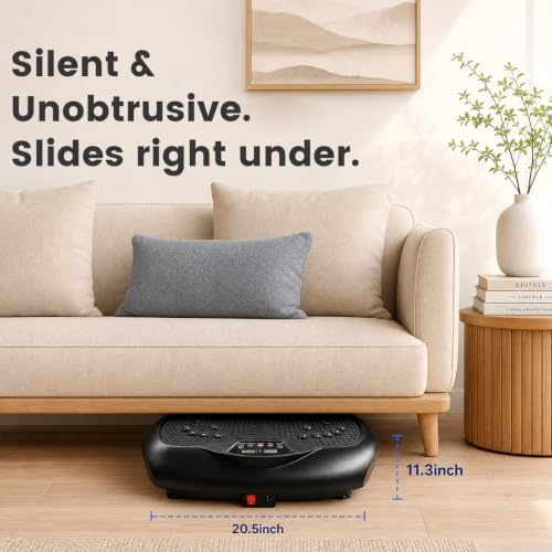 Image of Natini Vibration Plate Exercise Machine - Power Vibrating Plate for Lymphatic Drainage,Whole Body Workout Machine for Women Weight Loss Home Fitness,