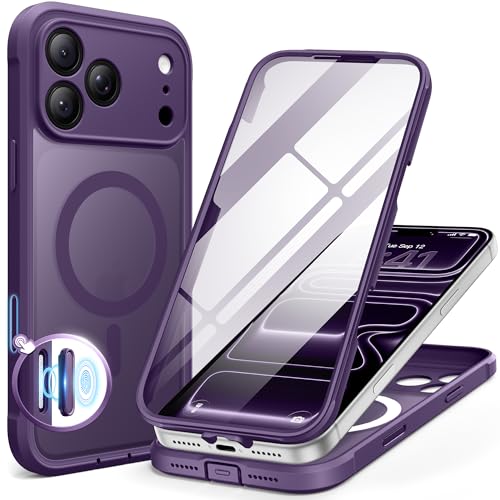 Coque iPhone 17 Pro MagSafe haut de gamme coque intégrale mate et verre 9H de protection