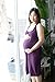 Bamboobies Women’s Nightgown, Maternity Clothing for Breastfeeding, Berry, Medium