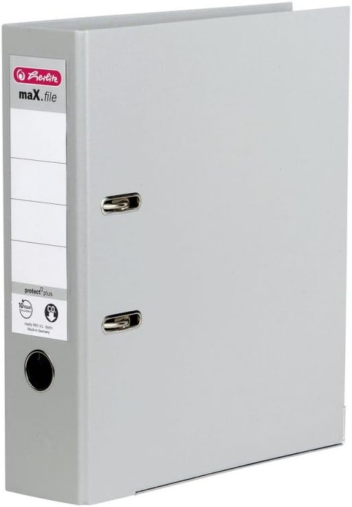 Herlitz Ordner Chromo 10834372 grau