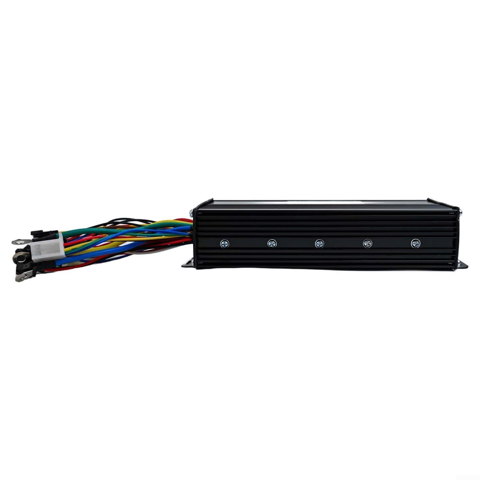 Controlador sin escobillas E-Bike 36V-52V 1500W/2000W inteligente de 3 modos de onda sinusoidal aleación de aluminio 40A control de motor de bicicleta eléctrica pieza scooter eléctrico
