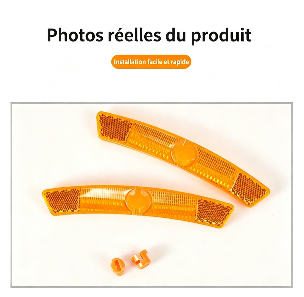 Reflektierende Platte für Fahrradspeichen, Länge 12,5 cm, reflektierendes Zubehör für Fahrradspeichen, reflektierende Platte für Speichen, Nachtfahrausrüstung, wetterfest