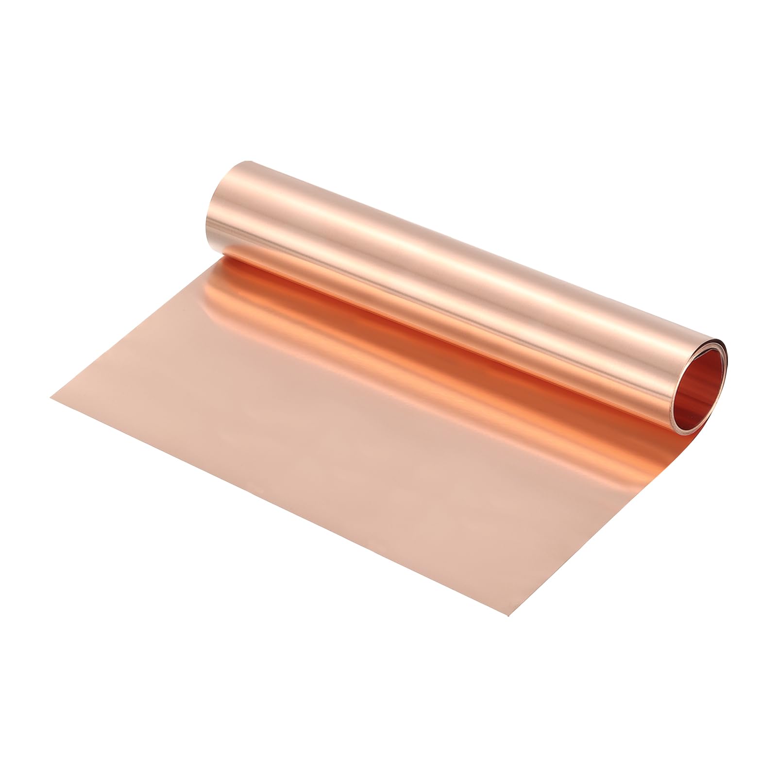 QUARKZMAN Kupferplatten 2500x5x0.08mm, Kupferblech Streifen Kupferfolie Blech, Kupfer Blechplatten Rosegold Kupferstreifen für Industrie Bauwesen Haushalt Wand Dekoration DIY Kunsthandwerk