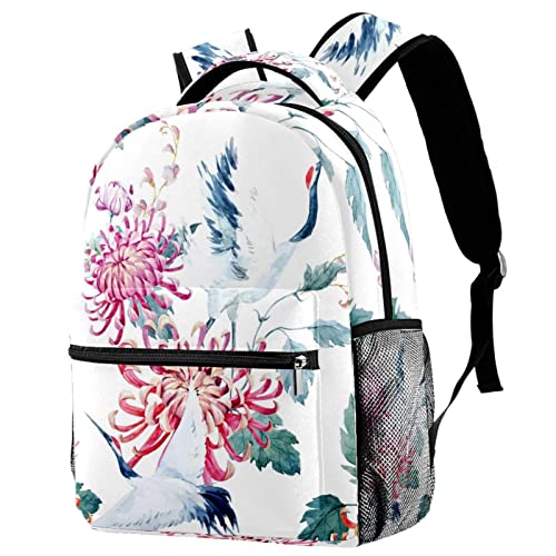 Sac à bandoulière grues japonaises et sac à dos léger de camping