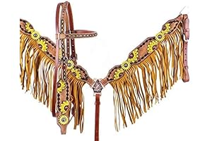 Exquisitely Crafted Sunflower Horse Tack: A Tapestry of Beauty and Functionality