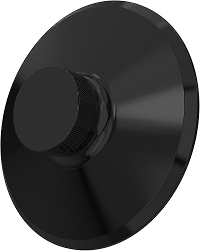 Estabilizador de peso para discos audiófilos, abrazadera de peso de aluminio negro de 120 g4.2 oz con almohadilla suave protectora para accesorio de