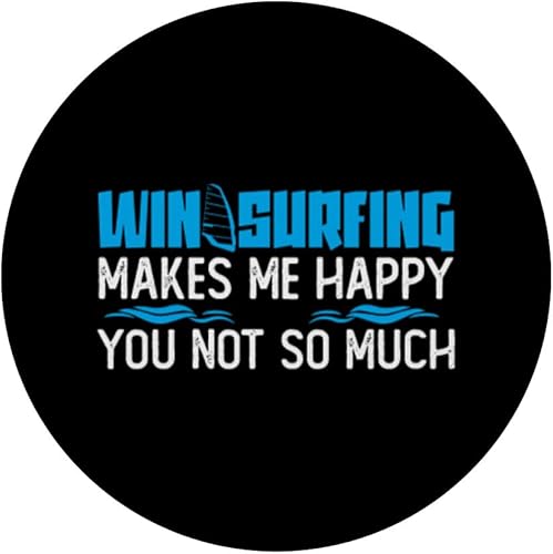Miniatura 3 de Windsurfer Joke Surfer Saying Surfing Windsurfing PopSockets Standard PopGrip