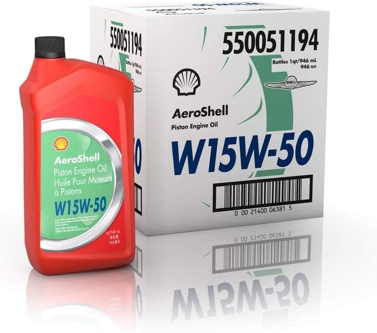 AeroShell Oil W 15W-50-550050835 - 6x1 quart case 2 51vB307I+KL. AC SL1080
