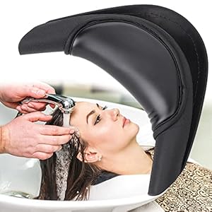 Noverlife Hair Spa Neck Rest Hair Wash Cushion, Soft Silicone Sponge Neck Rest Cushion, Hair Washing Neck Pillow Shampoo Bowl Neck Support for Salon Hair Spa Washing Sink Basin Gripper