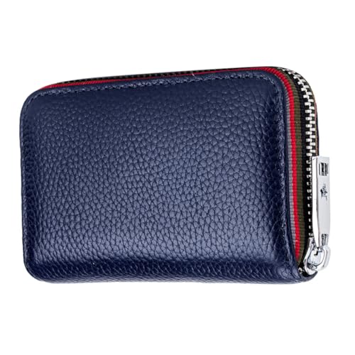 NOLITOY Men's Business Wallet Multi-functional Clutch Bag with Zipper Large Capacity Coin Purse Credit Holder Royal Id and Cards