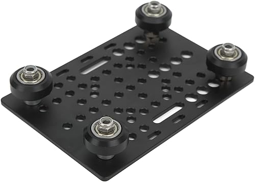 Miniatura 6 de Placa de pórtico de aluminio, placa de pórtico de alta resistencia, placa de pórtico, impresora 3D anodizada negra, guía universal lineal para