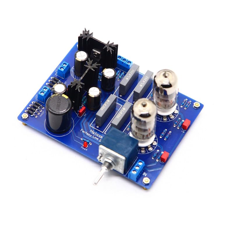 Tube préamplificateur Fantasy stéréo 6N3 haute fidélité en aluminium brossé