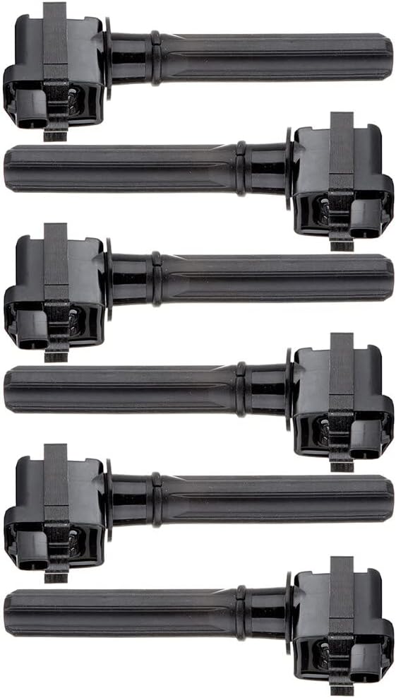 SCITOO Ignition Coil Coils Pack fits for Dodge Magnum 3.5L 2005 for Dodge Intrepid 3.5L 2000-2004 for Dodge Intrepid 3.2L 1998-2000 for Chrysler 300 3.5L 2005 UF269 ‎C1178 C533 6 pcs