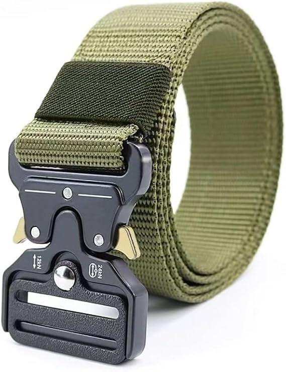 Khaki Metal Buckle Cobra Palaska – Belt