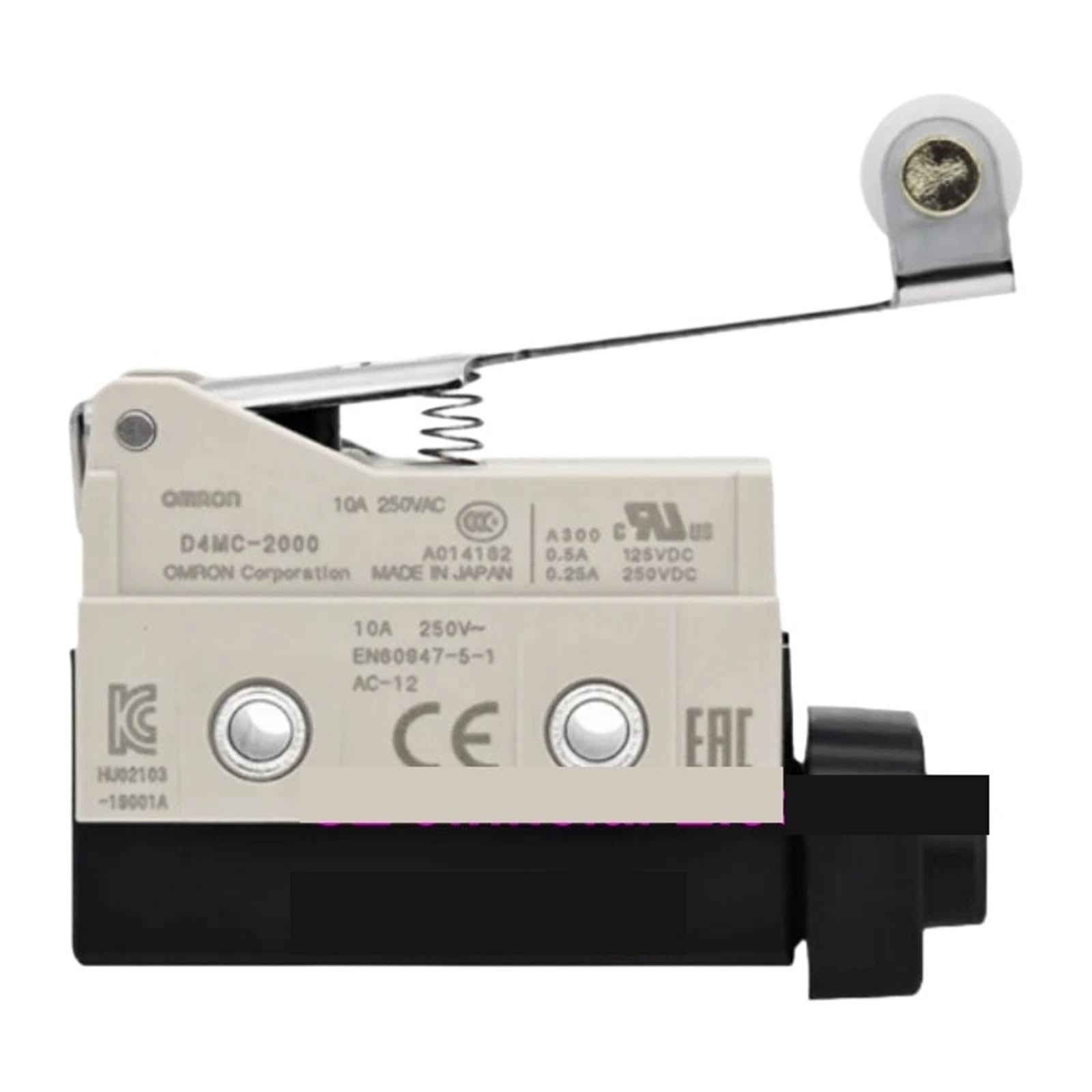 Fin de course D4MC-5020 et interrupteur industriel Omron pour machine