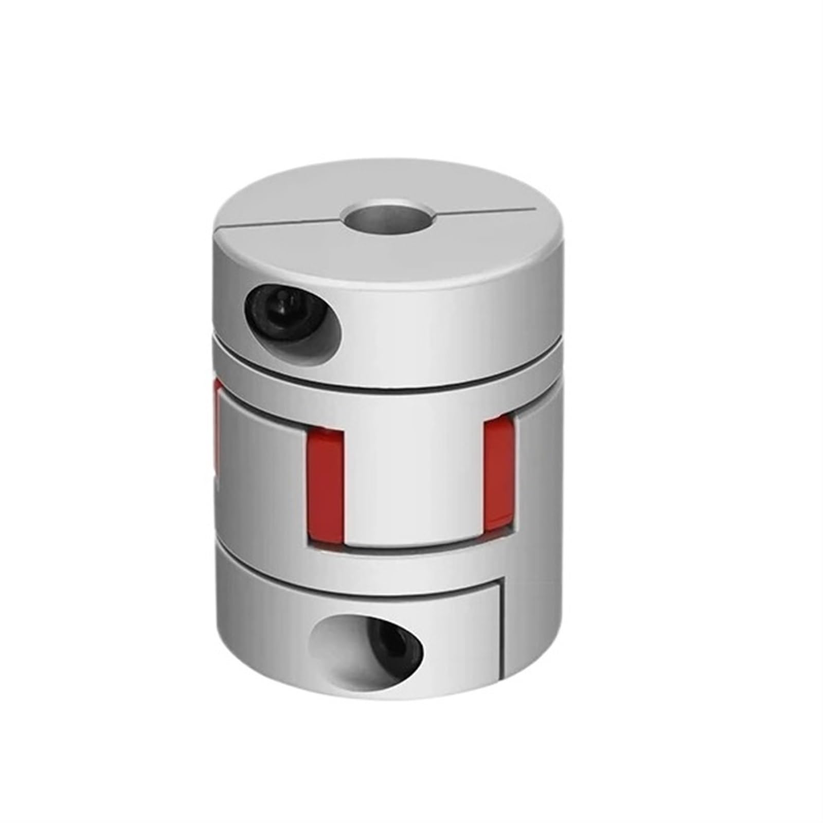 Acoplamiento de sujeción rígido de aluminio Acoplamiento de flor ciruelo, codificador tornillo estrella, acoplamiento elástico alto par, servomotor, aluminio, XB-55X110(XB-55X110-12X17)
