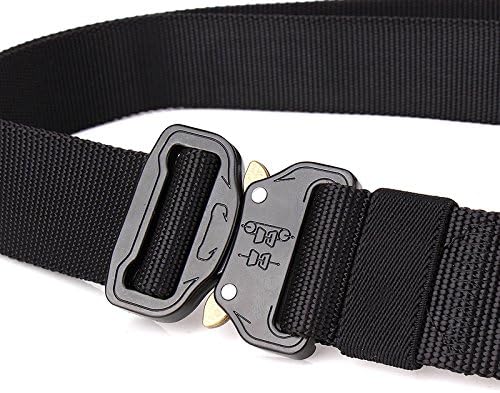 OHENNY Tactical Military Belt Webbing Adjustable Nylon Quick-Release