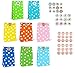 24 Papier Papiertüten,13 * 8 * 24cm Bunte Candy Geschenktüten,mit 48 Aufkleber für Verpacken ​von Geschenken, Kindergeburtstag,Hochzeit,Geschenk Papiertasche Weihnachten Ostern