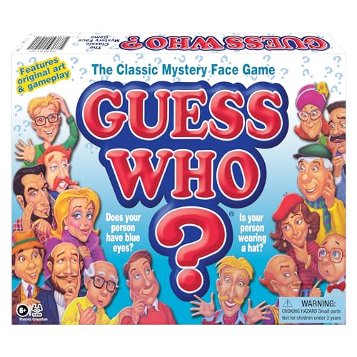 Winning Moves 1191 Guess Who? Board Game With Classic Characters By Winning Moves Games Usa, Classic Children'S Mystery Board Game Of Deduction For 2 Players thumb #1