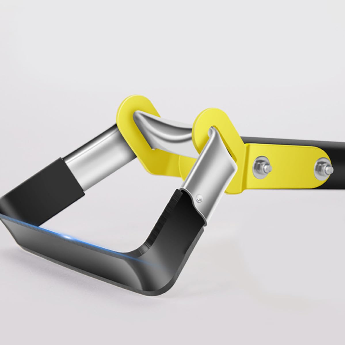 YARNOW Azada Pequeña de Metal para Deshierbe Mango Ergonómico, Herramienta de Jardinería Resistente de Acero Inoxidable y Acero Manganeso para Uso en Casa y Senderismo
