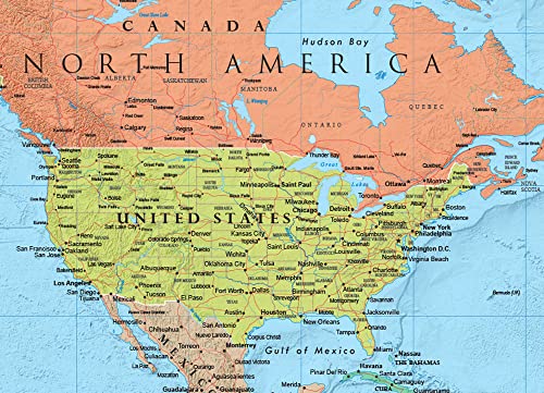 Swiftmaps WOR CL PREM LG LAM 32 Inch X 50 Inch Rmc Large World Wall Map Poster thumb #1