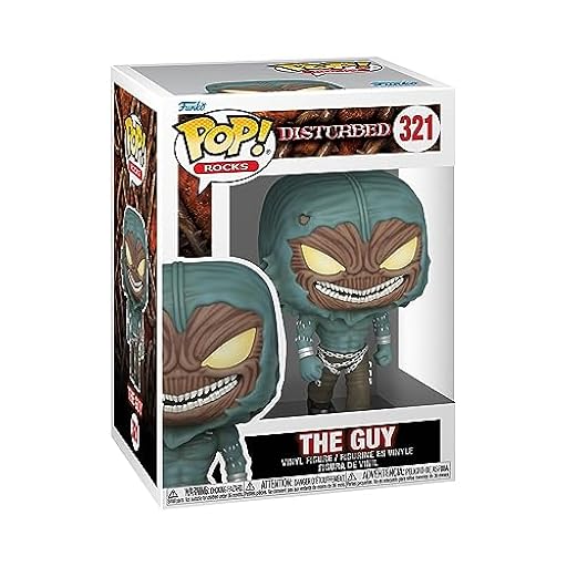 Funko Pop! Rocks: Disturbed - The Guy - Figura de Vinilo Coleccionable - Idea de Regalo- Mercancia Oficial - Juguetes para Niños y Adultos - Music Fans - Muñeco para Coleccionistas y Exposición | Ya disponible en tu tienda friki favorita! En mundofriki.es!