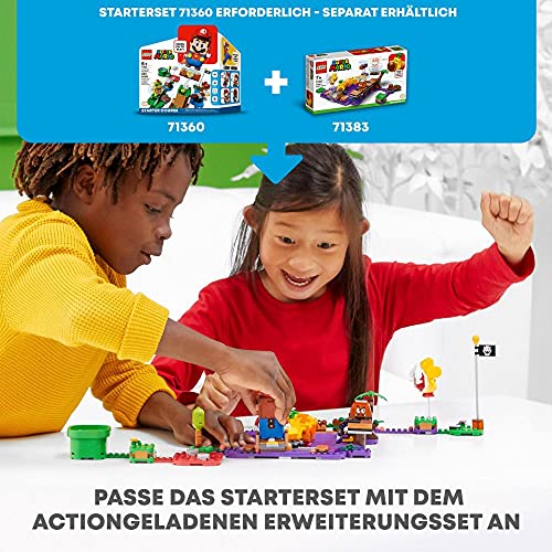 LEGO 71383 Super Mario Wigglers Giftsumpf–Erweiterungsset, modulares Spielset zum Sammeln mit Gumba und Koopa Paratroopa – Bild 3