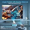 [ Auto Focus/Short Throw ] Smart Projector with Built in Apps, 5G WiFi and Bluetooth 5.4, 1080P Native Projectors 4K Outdoor Movies Projector, Mini Portable Proyector HY260Max