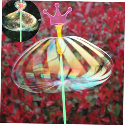 HOOTNEE 5 Pçs Piscando Varinha Bolha Flor Vara Bolha Flor Fita Vara Barra De Fita Colorida Bolha Var