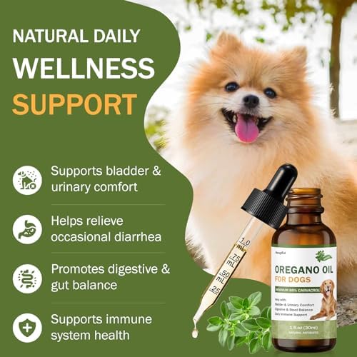 Oregano Oil for Dogs, Promotes Bladder & Urinary Function, Diarrhea Relief Detail