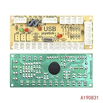 Zero Delay Arcade USB Encoder PC to Joystick Push Buttons Wired Cables for Fight Stick Control Module Board DIY Arcade Game Kit