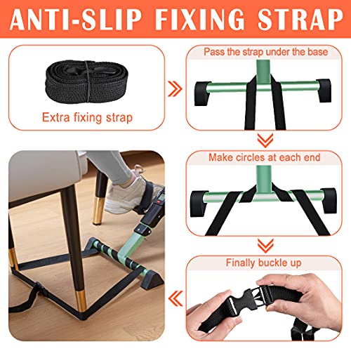 GOREDI-Pedal-Exerciser-Fitness-Folding-Exerciser-Peddler-for-Arm-Leg-Workout-Upper-Lower-Under-Desk-Bike-with-Electronic-Display