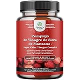 Cápsulas de Vinagre de Sidra de Manzana – para la Pérdida de Peso ACV Suplemento Natural Quemagrasa Extra Potente Detox Puro para apoyar a la Digesión