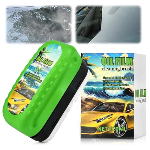 Clear Vision Autoglasreiniger 2026 Neu Car Glass Cleaner Windschutzscheiben Reiniger Glasreiniger Auto Scheibenreiniger Auto Glass Oil Film Cleaner Brush für Spiegelreiniger Autoscheiben Reiniger