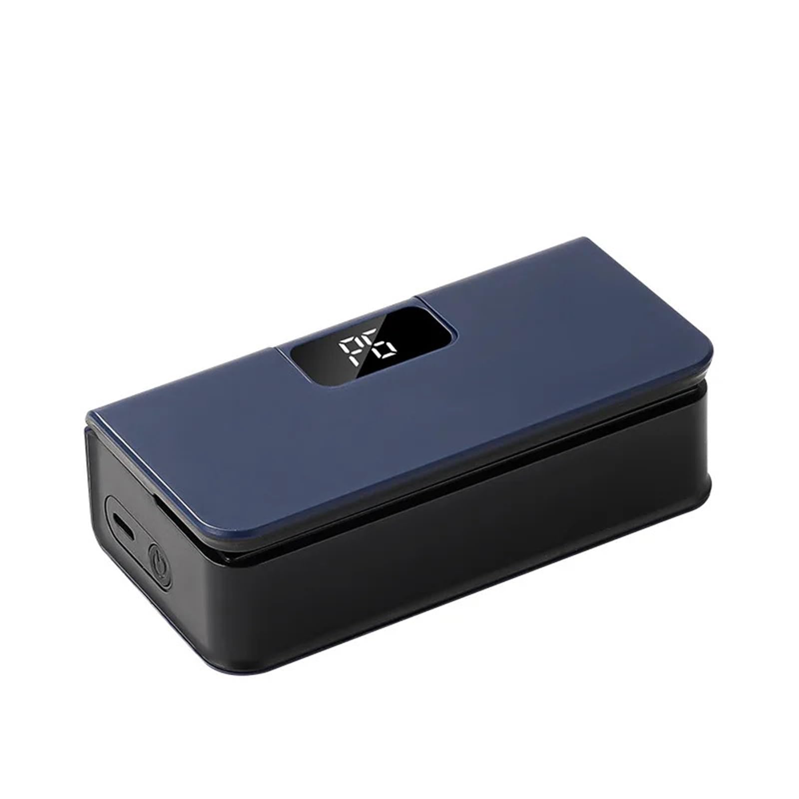 Máquina selladora al vacío, Mini Sellador Térmico, Máquina Selladora De Bolsas Plástico, Paquete Almacenamiento Recargable, Clip Mano Para Alimentos,Selladora de alimentos(Blue)